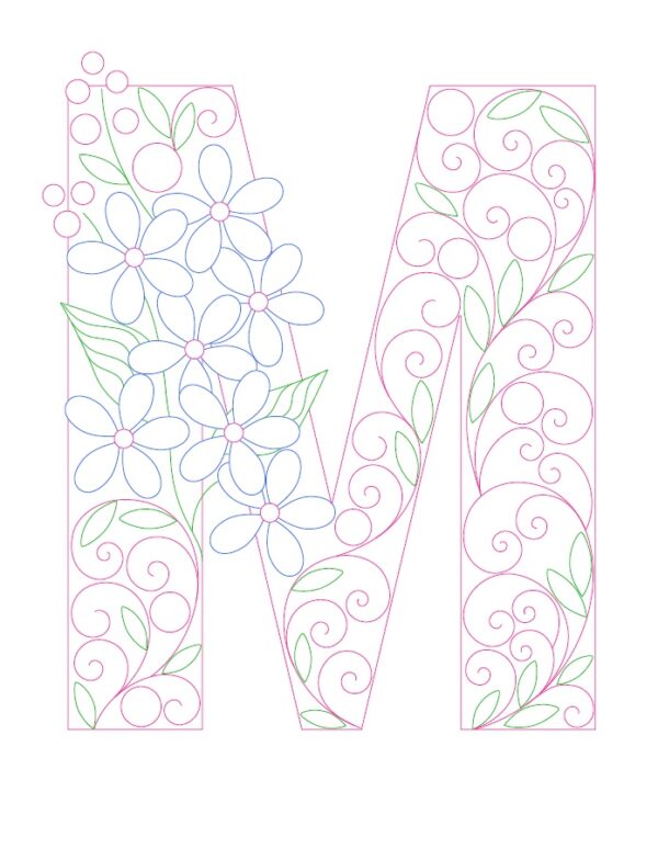 Paper Filigree Painting Kit - Letters - Image 7