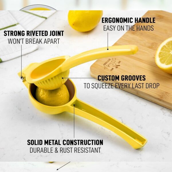 Heavy Duty Metal Orange Citrus Lemon Squeezer Manual Fruit Juicer Press Tool - Image 7