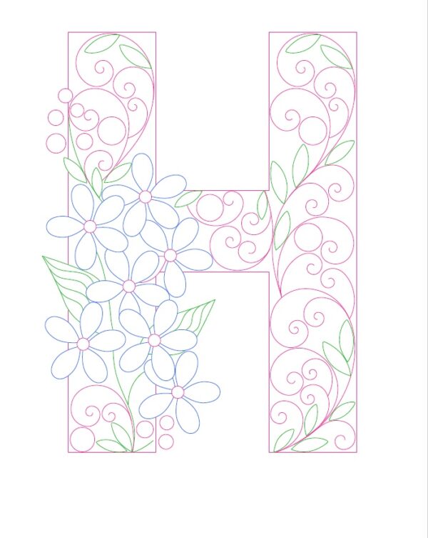 Paper Filigree Painting Kit - Letters - Image 5