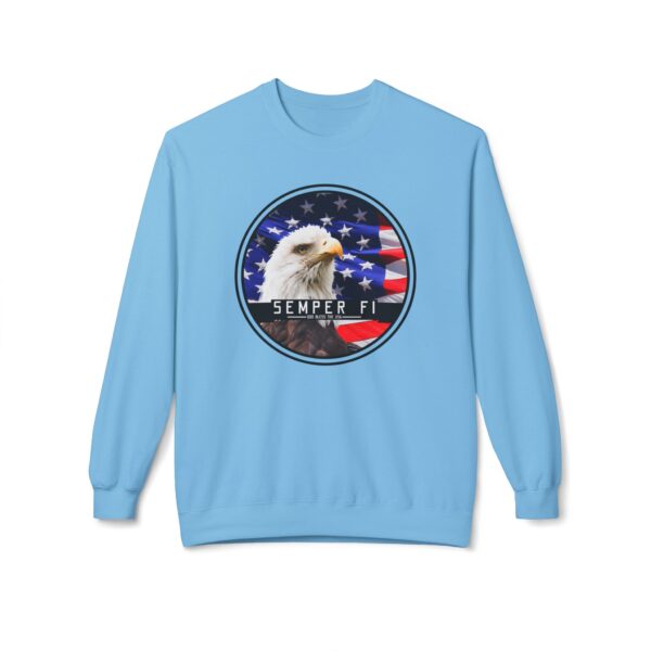 Semper Fi Unisex Midweight Softstyle Fleece Crewneck Sweatshirt - Image 29