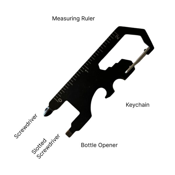 Bottle Openers, Multifunctional Keychain Beer Bottle Opener. - Image 3