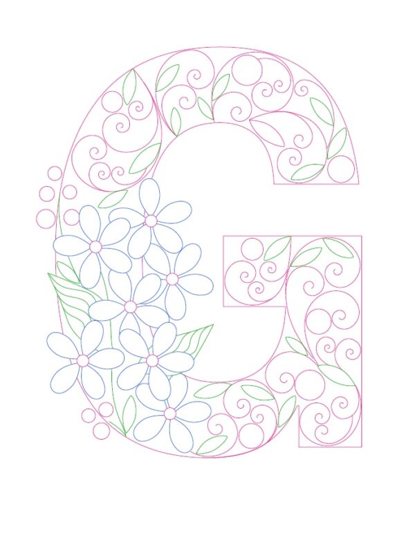 Paper Filigree Painting Kit - Letters - Image 10