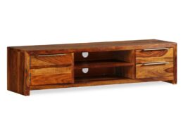 vidaXL TV Stand Solid Wood Sheesham 47.2"x11.8"x11.8"