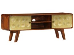 vidaXL TV Stand Solid Wood Sheesham 47.2"x11.8"x17.7"