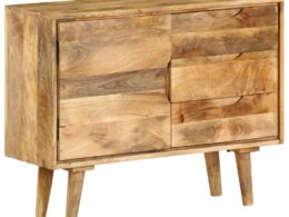vidaXL Sideboard Solid Mango Wood 35.4"x11.8"x27.2"