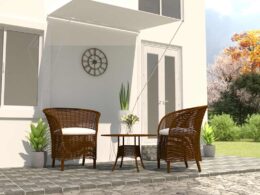 vidaXL Retractable Awning 59.1"x59.1" Cream
