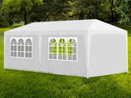 vidaXL Party Tent 10'x20' White