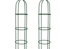 vidaXL Garden Arch Tower 2 pcs