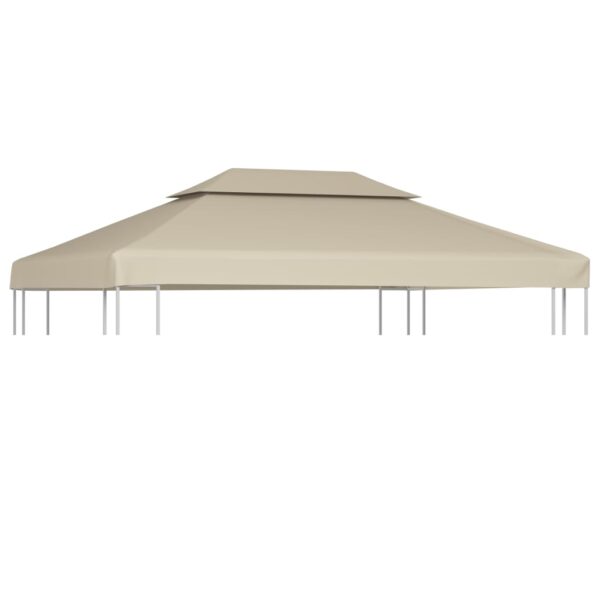 vidaXL Gazebo Cover Canopy Replacement 1 oz/ft² Beige 9.8'x13.1'