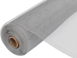 vidaXL Mesh Screen Aluminum 39.4"x196.9" Silver