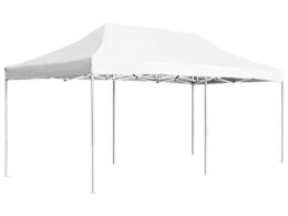 vidaXL Professional Folding Party Tent Aluminum 19.7'x9.8' White