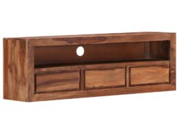 vidaXL TV Stand 47.2"x11.8"x15.7" Solid Wood Sheesham