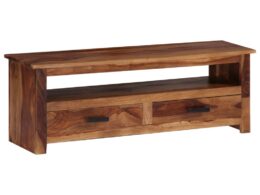 vidaXL TV Stand 46.5"x11.8"x15.7" Solid Wood