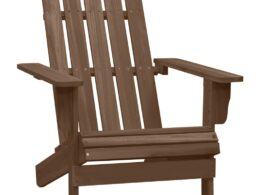 vidaXL Patio Chair Wood Brown