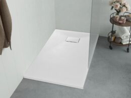 vidaXL Shower Base Tray SMC White 47.2"x27.6"