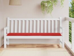 vidaXL Garden Bench Cushion Red 78.7"x19.7"x1.2" Oxford Fabric