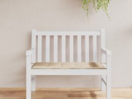 vidaXL Garden Bench Cushion Beige 39.4"x19.7"x1.2" Oxford Fabric