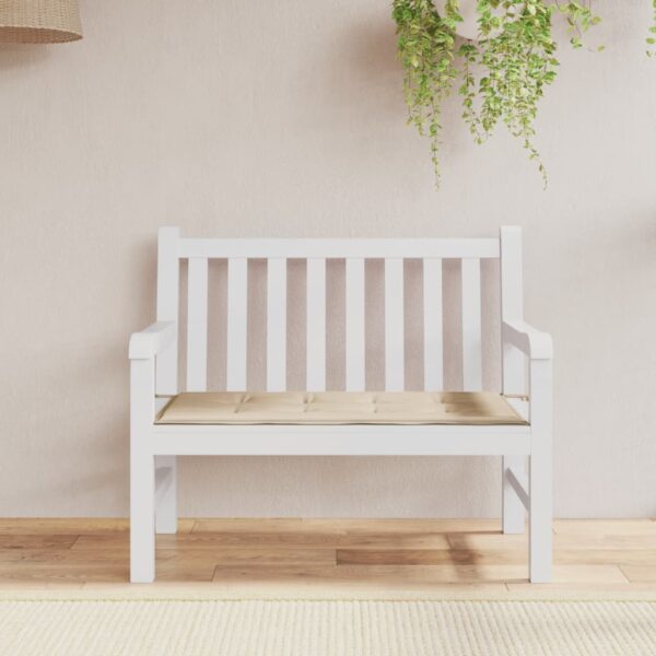 vidaXL Garden Bench Cushion Beige 39.4"x19.7"x1.2" Oxford Fabric