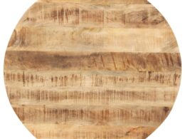 vidaXL Table Top Solid Mango Wood Round 0.59"-0.63" 15.7"