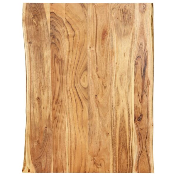 vidaXL Table Top Solid Acacia Wood 31.5"x(19.7"-23.6")x1"