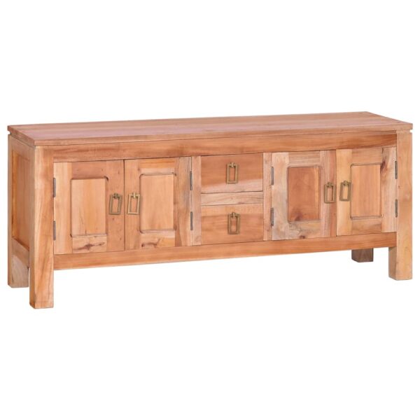 vidaXL TV Stand 43.3"x11.8"x17.7" Solid Wood Mahogany