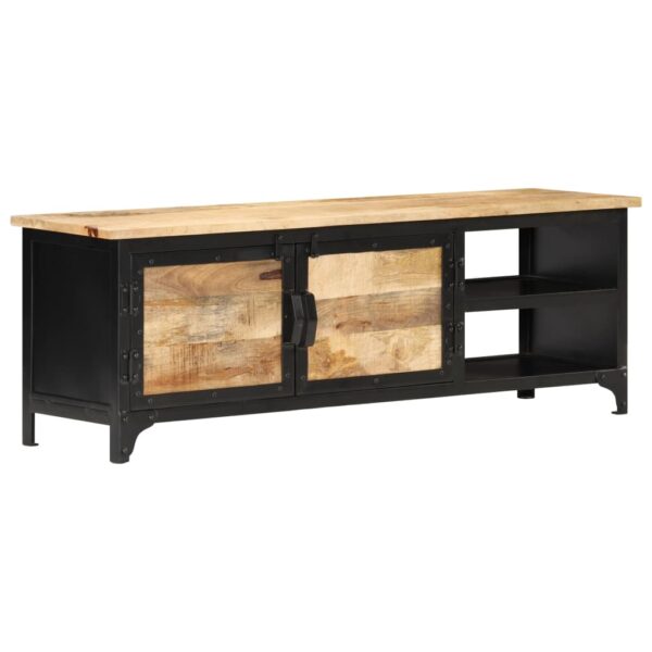 vidaXL TV Stand 47.2"x11.8"x15.7" Solid Wood Mango