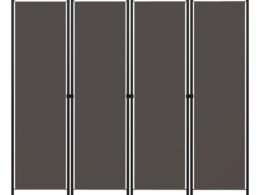 vidaXL 4-Panel Room Divider Anthracite 63"x70.9"