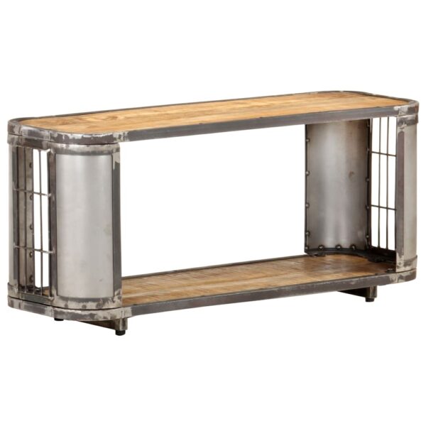 vidaXL TV Stand 35.4"x11.8"x15.7" Solid Wood Mango