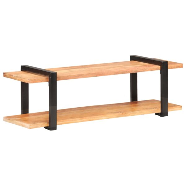 vidaXL TV Stand 51.2"x15.7"x15.7" Solid Wood Acacia