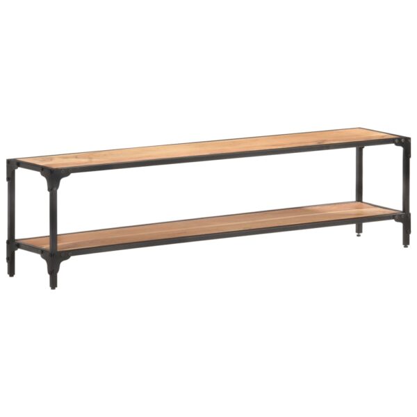 vidaXL TV Stand 59.1"x11.8"x15.7" Solid Wood Acacia