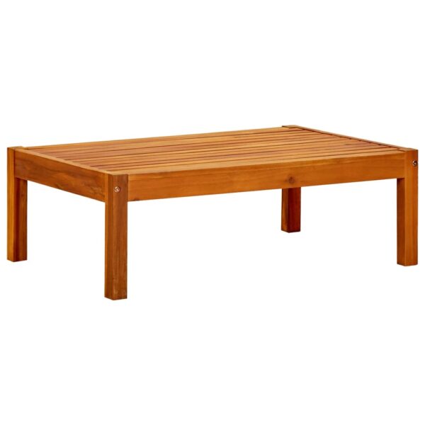 vidaXL Patio Table 33.5"x22.4"x11.4" Solid Acacia Wood