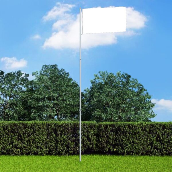 vidaXL Telescopic Flagpole 13.1' Aluminum