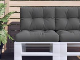 vidaXL Pallet Cushion Anthracite 19.7"x15.7"x4.7" Fabric