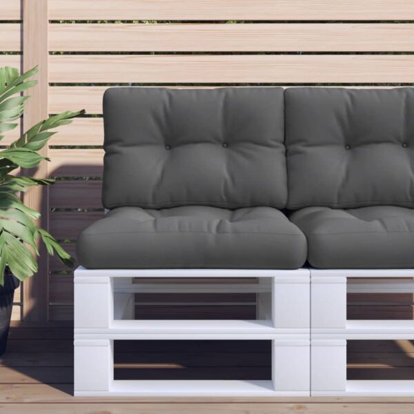 vidaXL Pallet Cushion Anthracite 19.7"x15.7"x4.7" Fabric