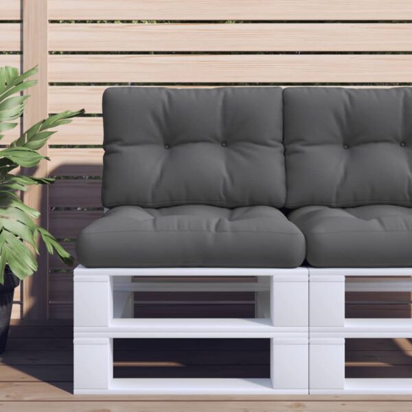 vidaXL Pallet Cushion Anthracite 23.6"x15.7"x4.7" Fabric