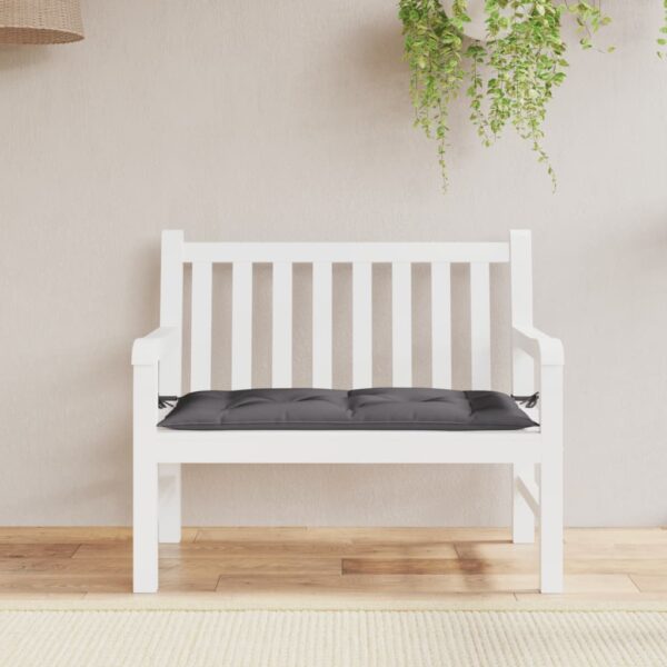 vidaXL Garden Bench Cushion Anthracite 39.4"x19.7"x2.8" Oxford Fabric