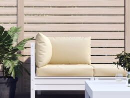 vidaXL Pallet Cushions 3 pcs Beige Oxford Fabric