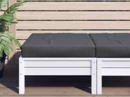 vidaXL Pallet Cushion Anthracite 23.6"x23.6"x2.4" Oxford Fabric