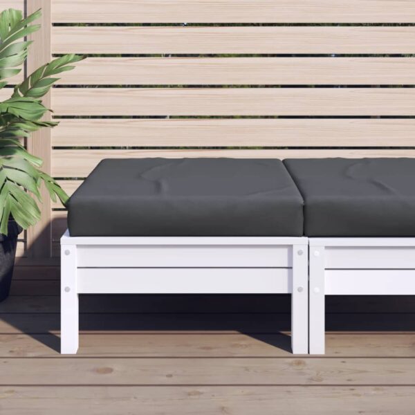 vidaXL Pallet Cushion Anthracite 23.6"x23.6"x2.4" Oxford Fabric