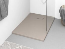 vidaXL Shower Base Tray SMC Brown 39.4"x27.6"