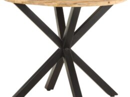 vidaXL Side Table 26.8"x26.8"x22" Solid Mango Wood