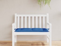 vidaXL Garden Bench Cushion Blue 43.3"x19.7"x2.8" Oxford Fabric