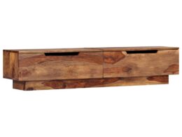vidaXL TV Stand 57.1"x11.8"x11.8" Solid Wood Sheesham