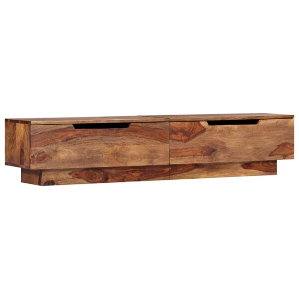 vidaXL TV Stand 57.1"x11.8"x11.8" Solid Wood Sheesham