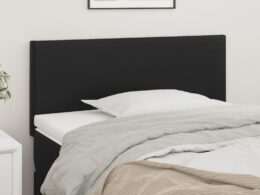 vidaXL Headboard Black 39.4"x2"x30.7"/34.6" Faux Leather