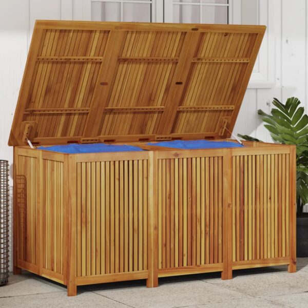 vidaXL Patio Storage Box 59.1"x31.5"x29.5" Solid Wood Acacia