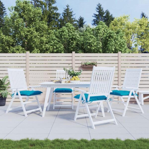 vidaXL Pallet Cushions 4 pcs Light Blue 19.7"x19.7"x2.8" Oxford Fabric