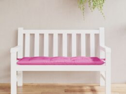 vidaXL Garden Bench Cushion Pink 47.2"x19.7"x2.8" Fabric