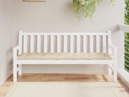 vidaXL Garden Bench Cushion Beige 70.9"x19.7"x2.8" Oxford Fabric