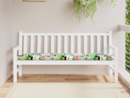 vidaXL Garden Bench Cushion Multicolor 70.9"x19.7"x2.8" Oxford Fabric